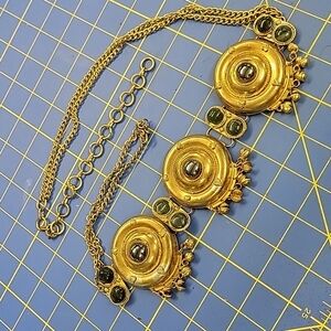 1980s Gold Brassy Tone Chain 38"